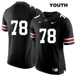 Youth NCAA Ohio State Buckeyes Demetrius Knox #78 College Stitched No Name Authentic Nike White Number Black Football Jersey DI20F55MA